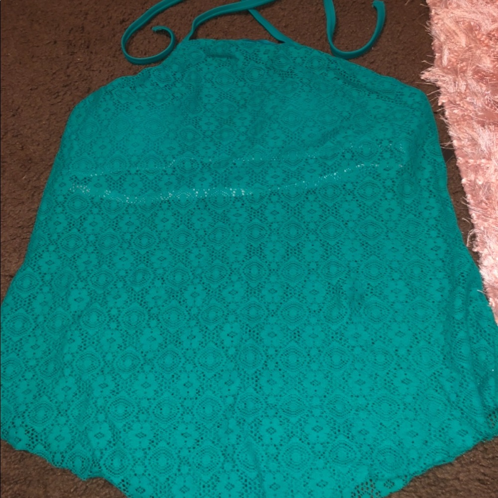 Women’s Halter swim top.